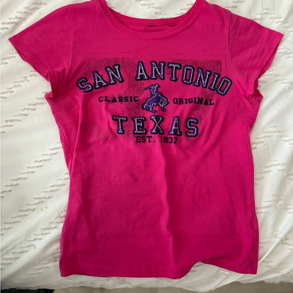 vintage slightly cropped tee